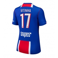 Camiseta Paris Saint-Germain Vitinha #17 Primera Equipación Replica 2026-27 para mujer mangas cortas